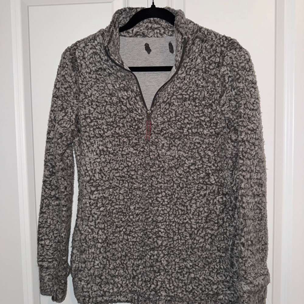 Cozy Gray Women's Turtleneck Sweater